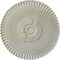Ekena Millwork Nexus Ceiling Medallion (Fits Canopies up to 2 3/4"), Hand-Painted Flash Blue, 30"OD x 1 1/4"P CM30NEFBS - alternate 1